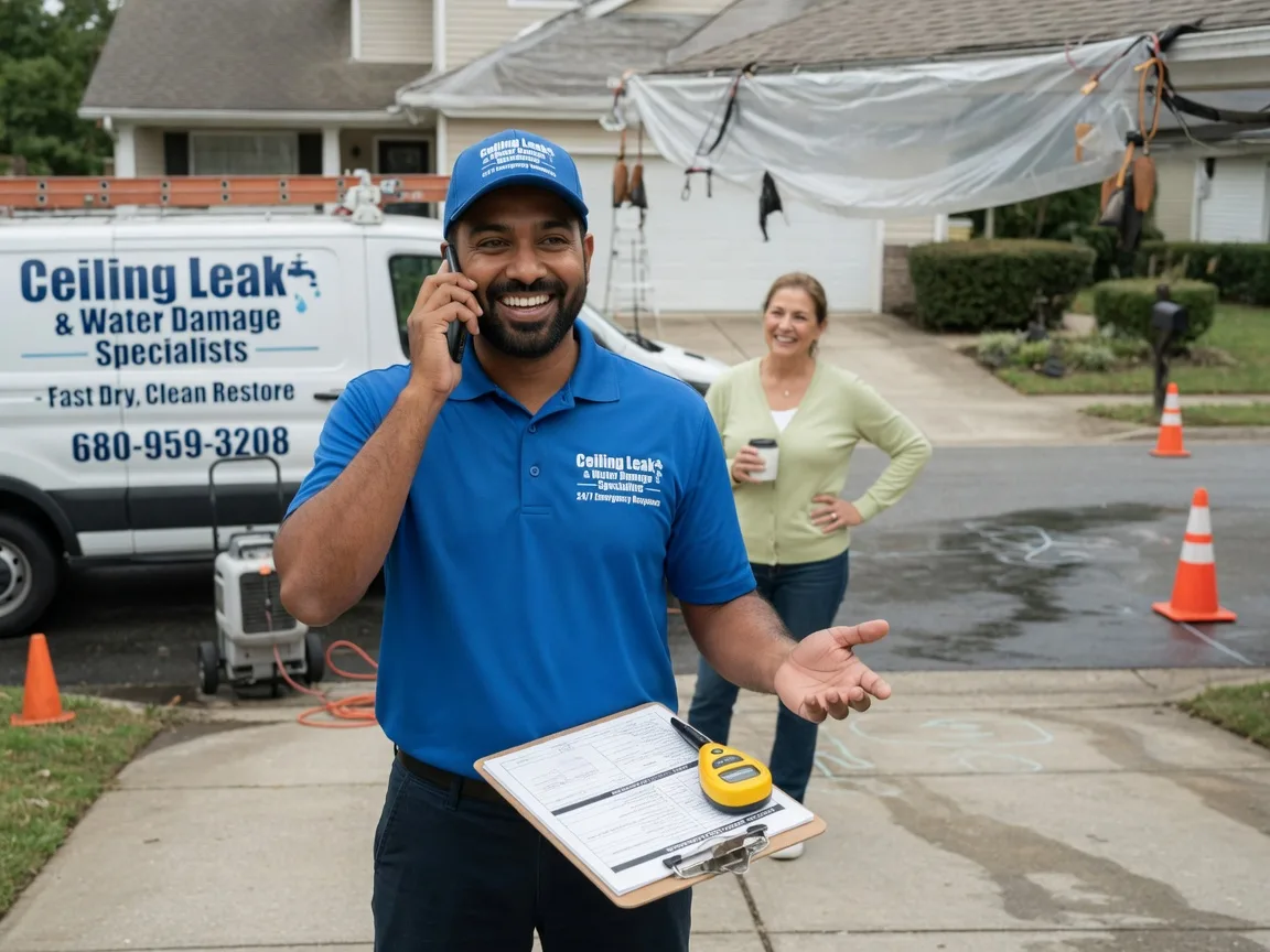 Ceiling Leak Cleanup Midkiff, TX FAQs